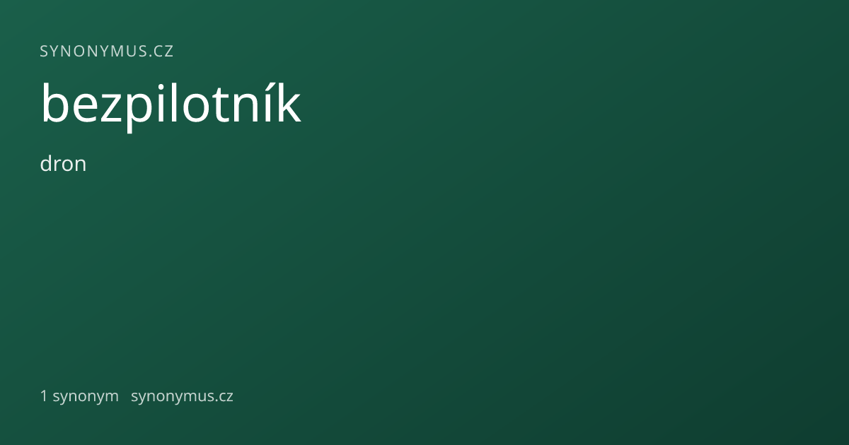 Náhled odkazu: bezpilotník