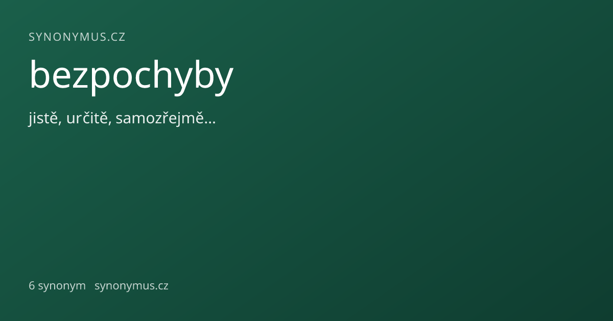 Náhled odkazu: bezpochyby