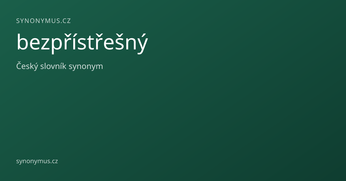 Náhled odkazu: bezpřístřešný