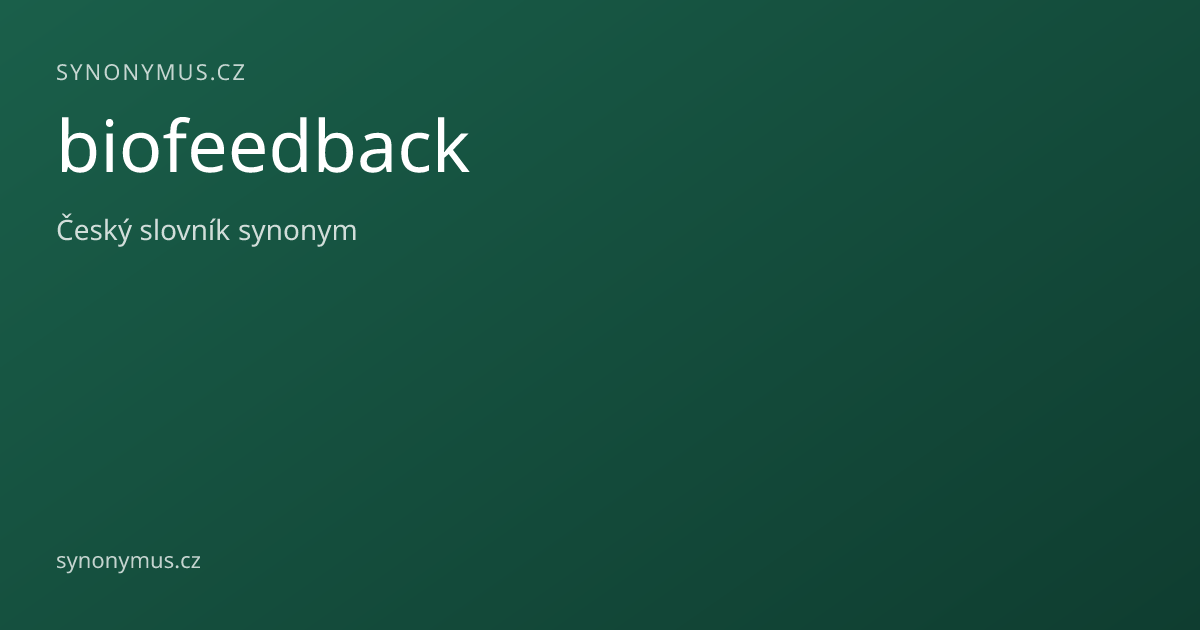 Náhled odkazu: biofeedback