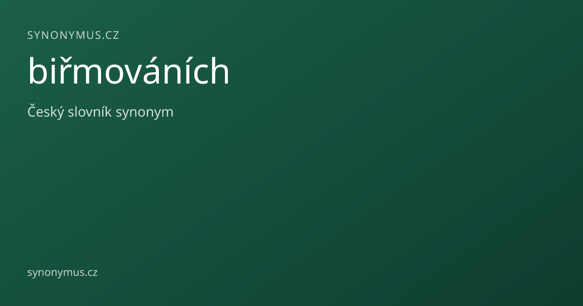 Náhled odkazu: biřmováních