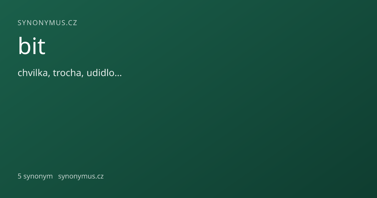 Náhled odkazu: bit