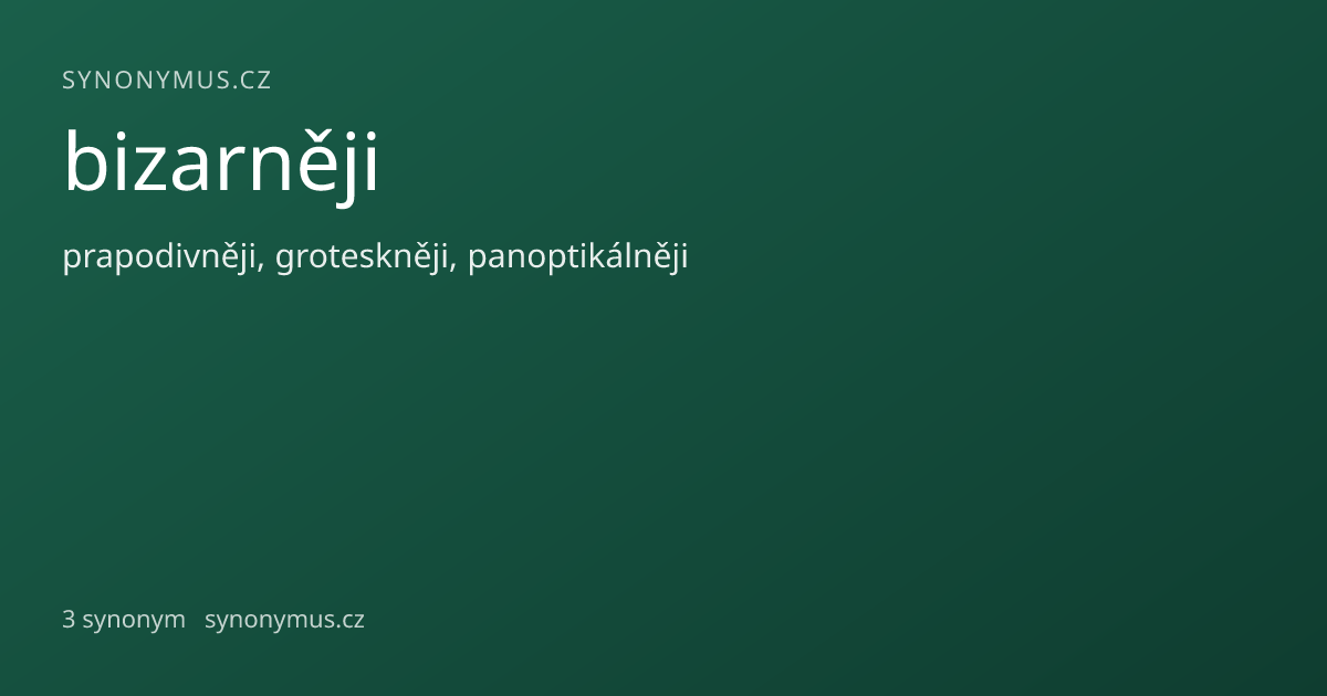 Náhled odkazu: bizarněji