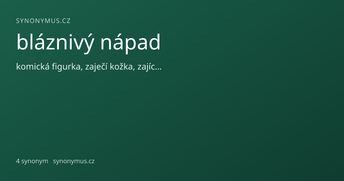 Náhled odkazu: bláznivý nápad