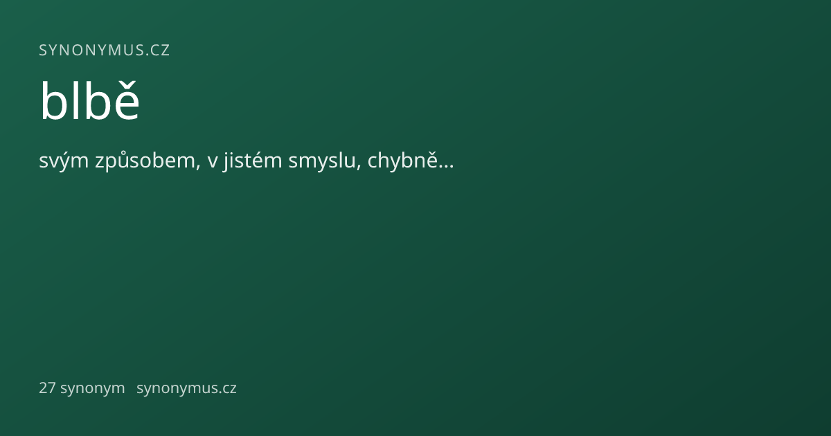 Náhled odkazu: blbě