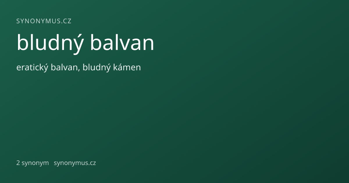 Náhled odkazu: bludný balvan