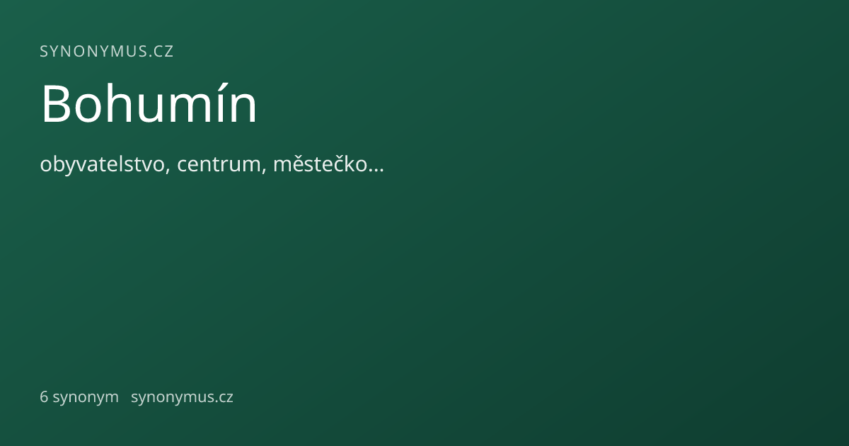 Náhled odkazu: Bohumín