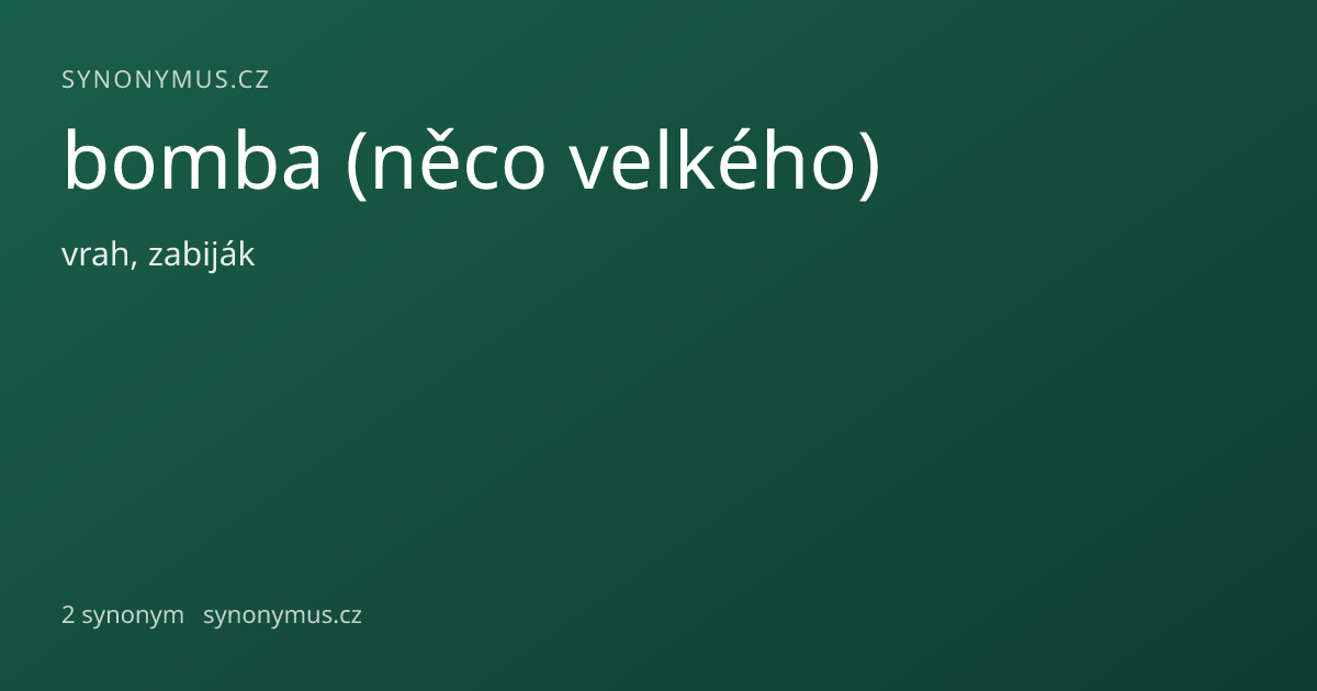 Náhled odkazu: bomba (něco velkého)