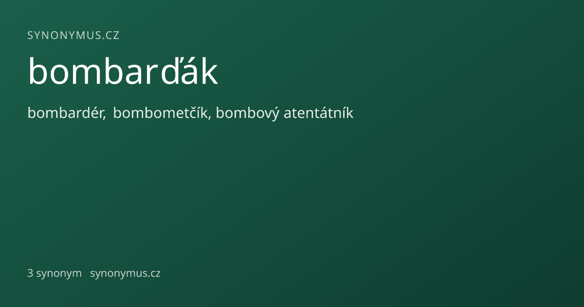 Náhled odkazu: bombarďák