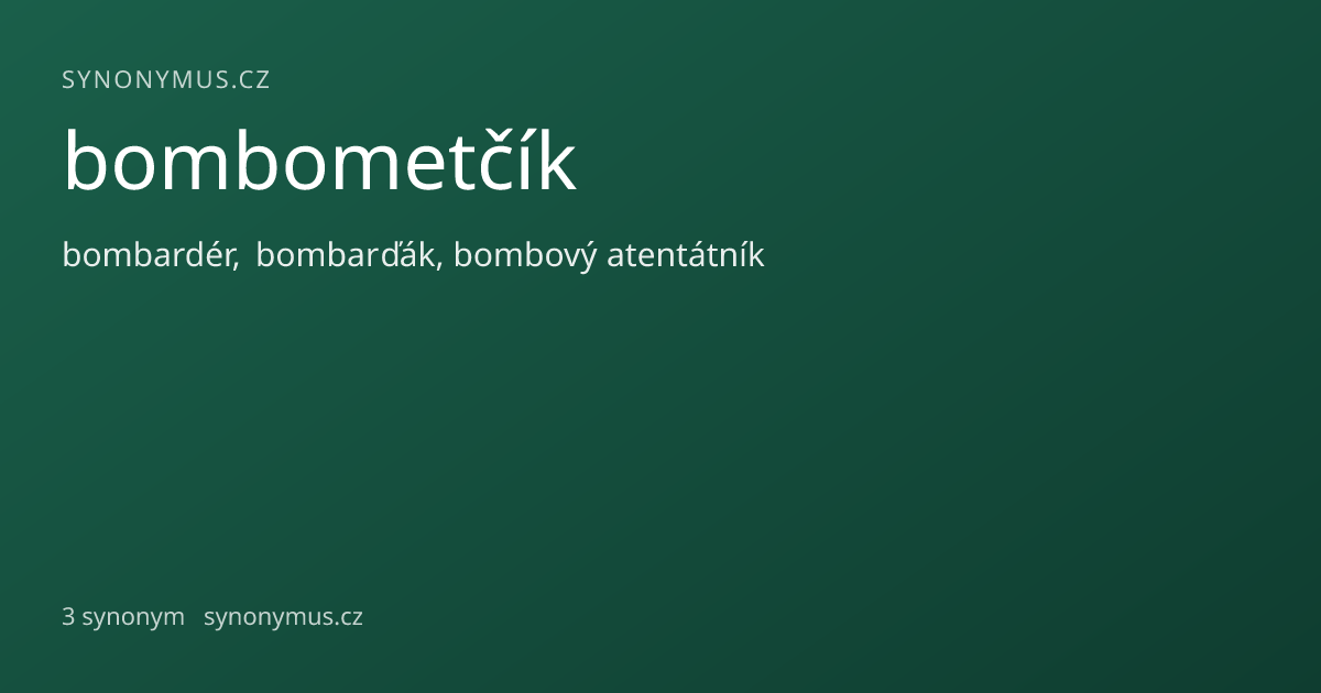 Náhled odkazu: bombometčík