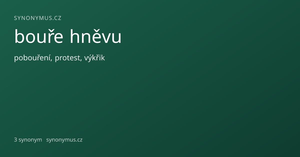 Náhled odkazu: bouře hněvu