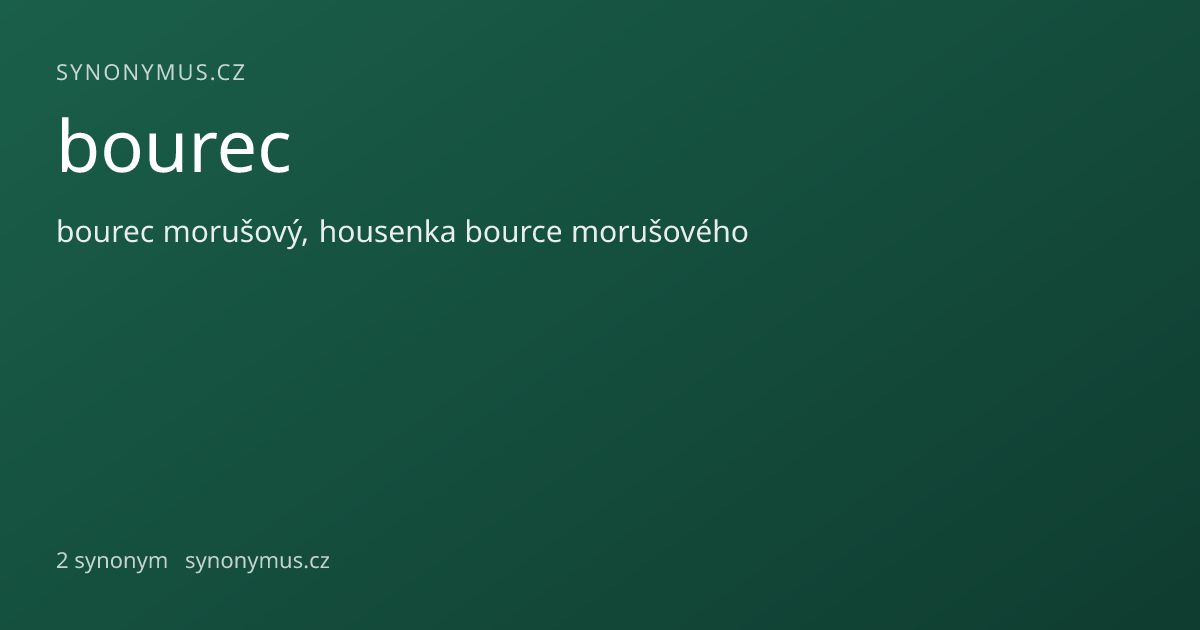 Náhled odkazu: bourec