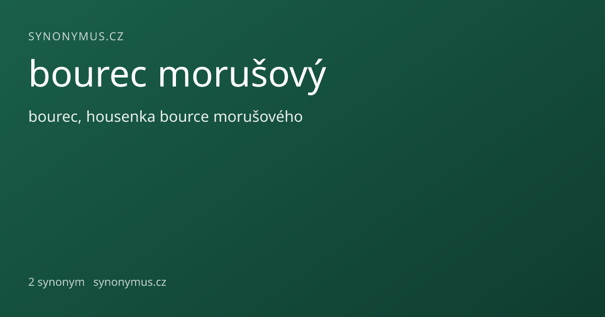 Náhled odkazu: bourec morušový