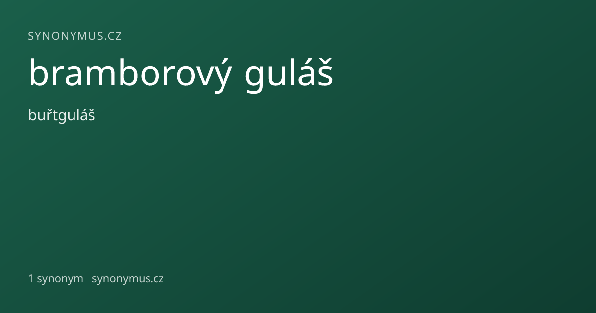 Náhled odkazu: bramborový guláš