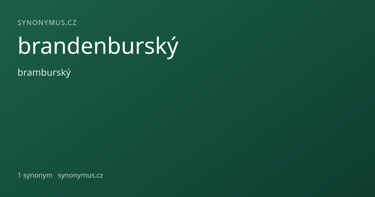 Náhled odkazu: brandenburský