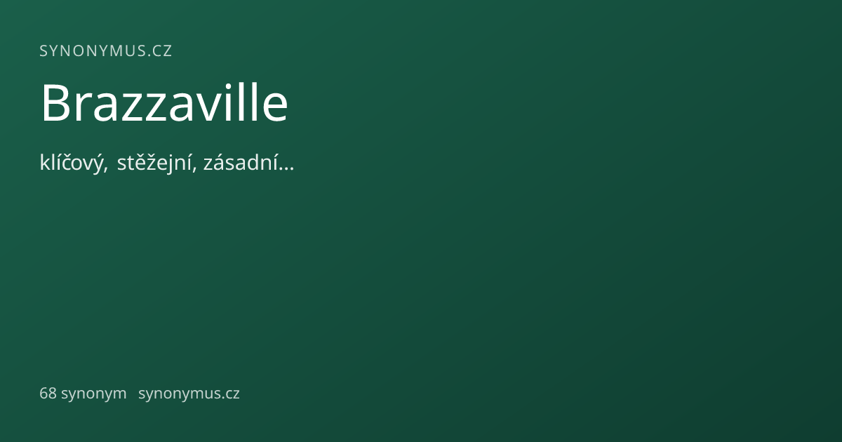 Náhled odkazu: Brazzaville