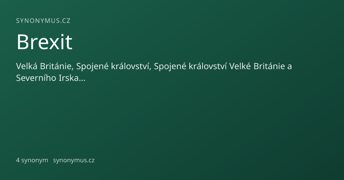 Náhled odkazu: Brexit
