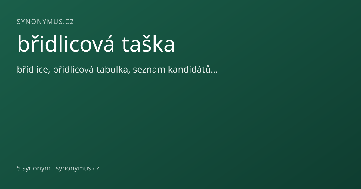 Náhled odkazu: břidlicová taška