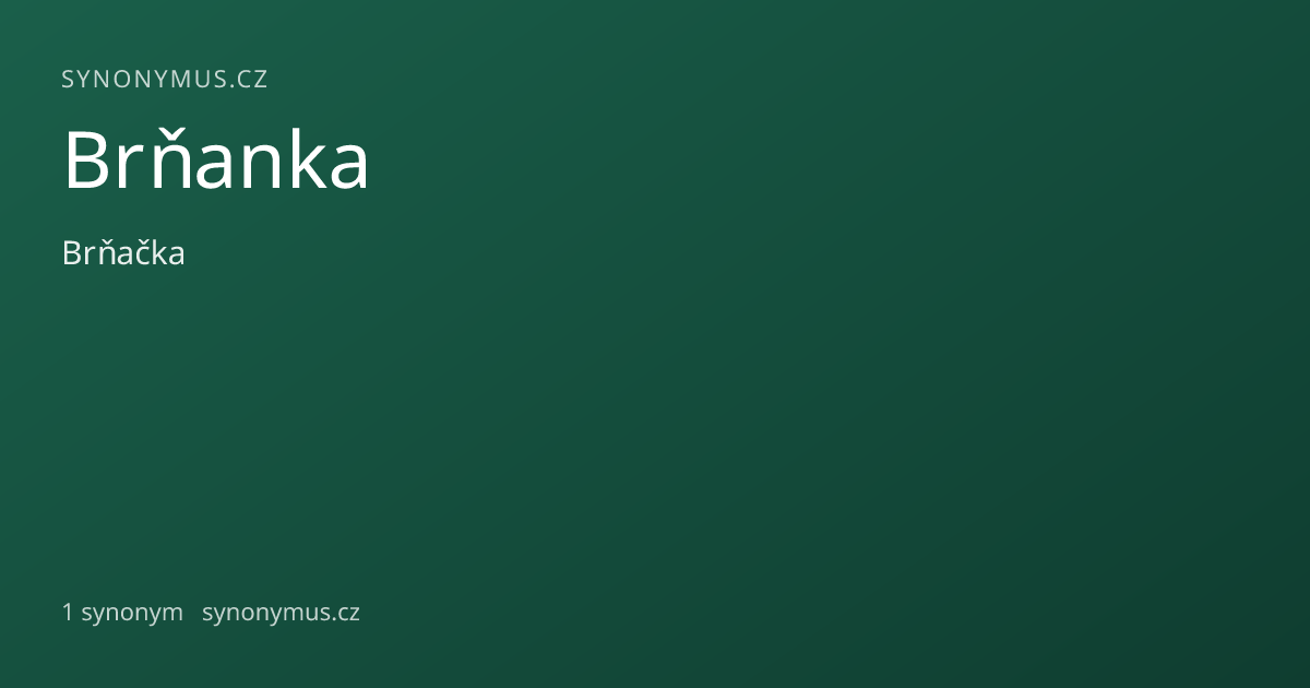 Náhled odkazu: Brňanka