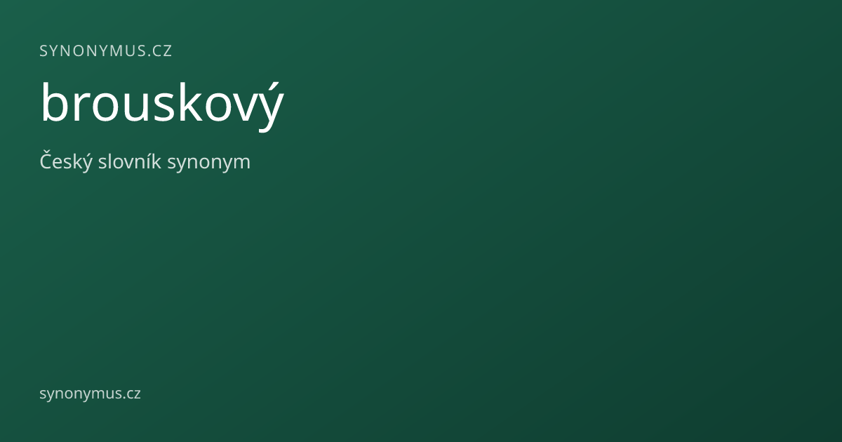 Náhled odkazu: brouskový