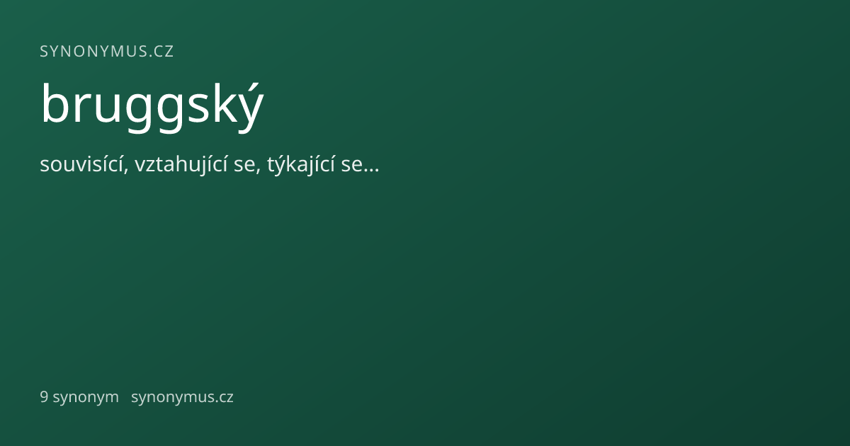 Náhled odkazu: bruggský