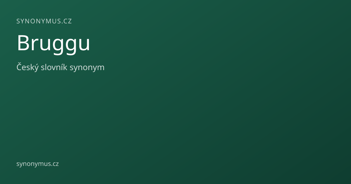 Náhled odkazu: Bruggu