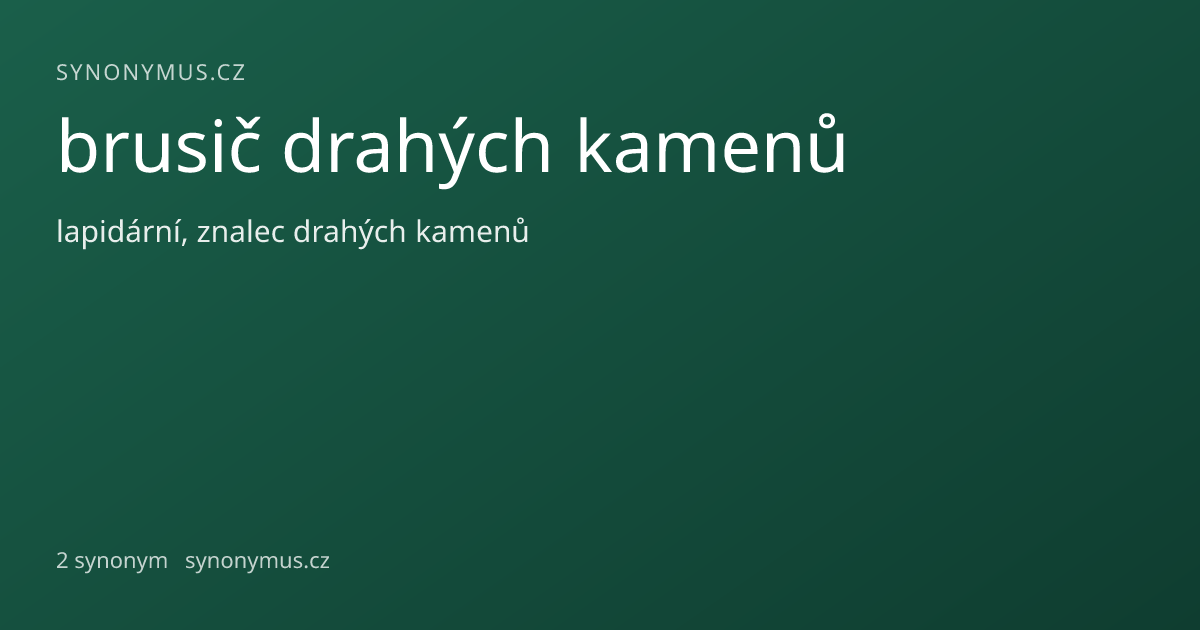 Náhled odkazu: brusič drahých kamenů