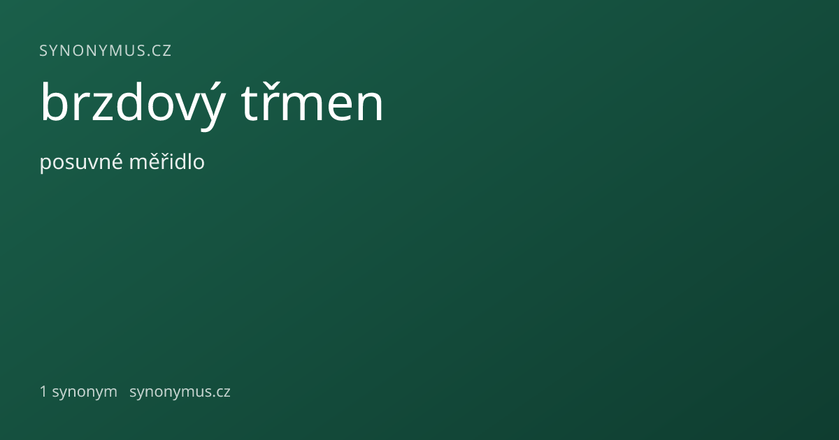 Náhled odkazu: brzdový třmen