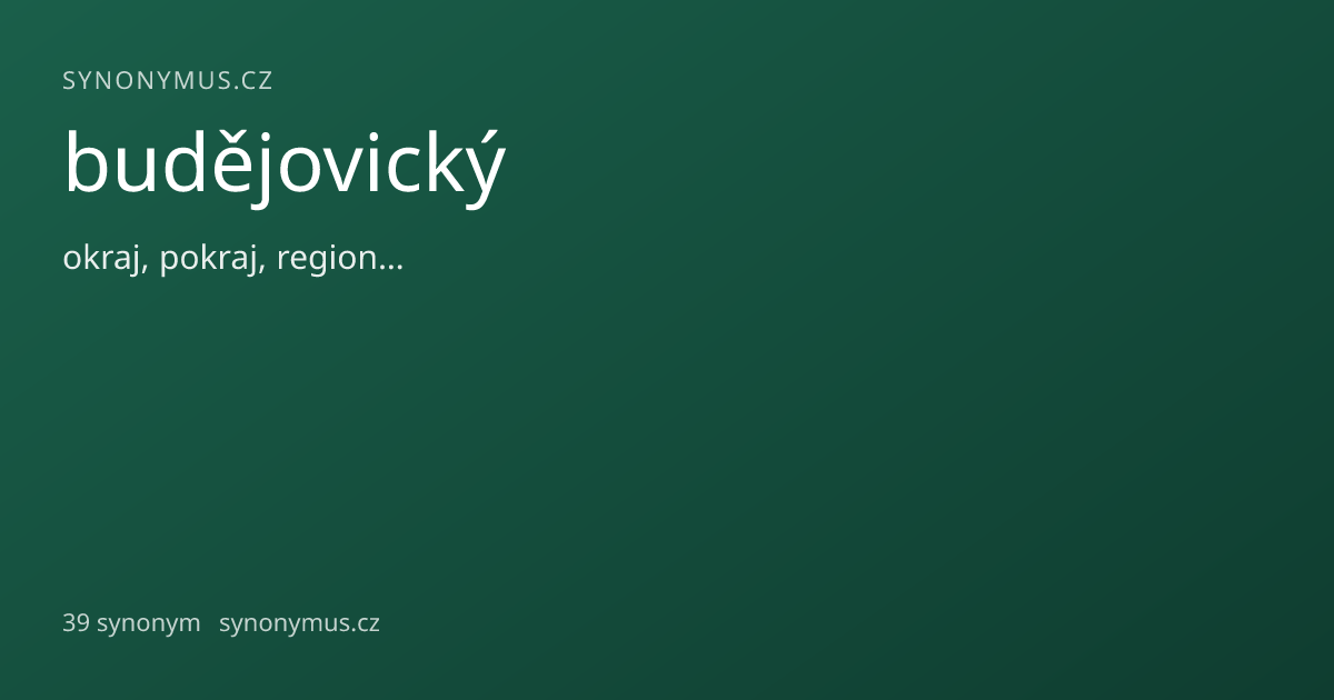 Náhled odkazu: budějovický