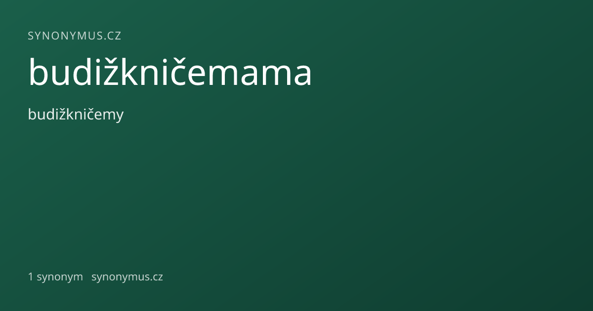 Náhled odkazu: budižkničemama