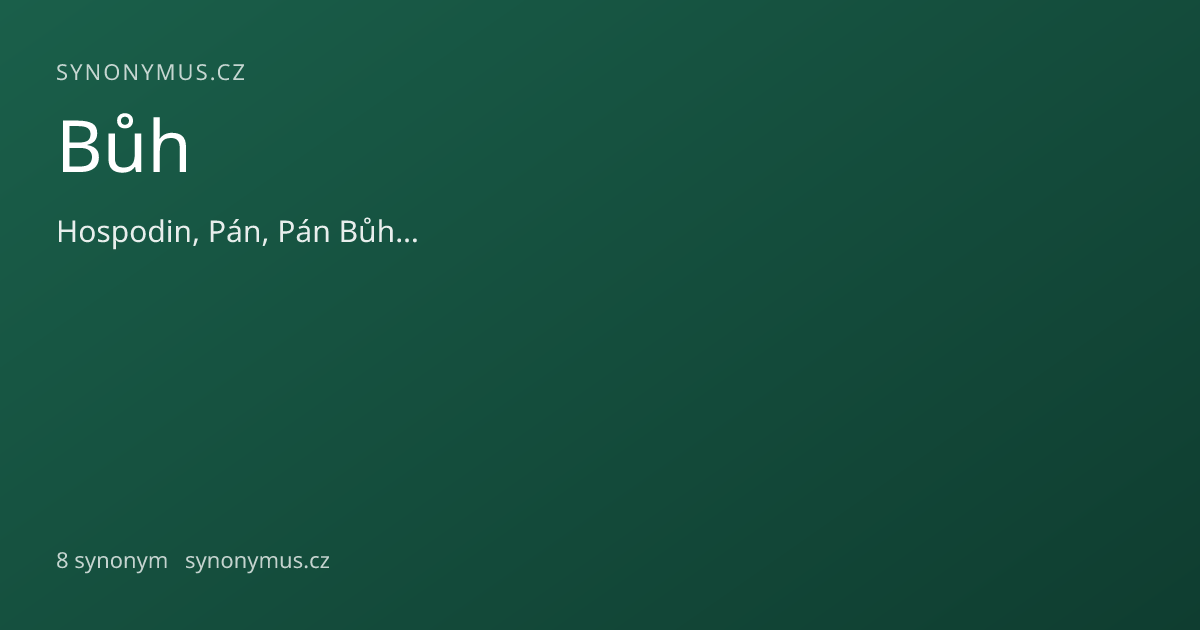Náhled odkazu: Bůh