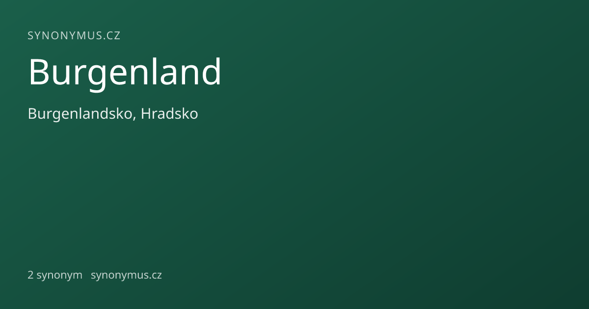 Náhled odkazu: Burgenland