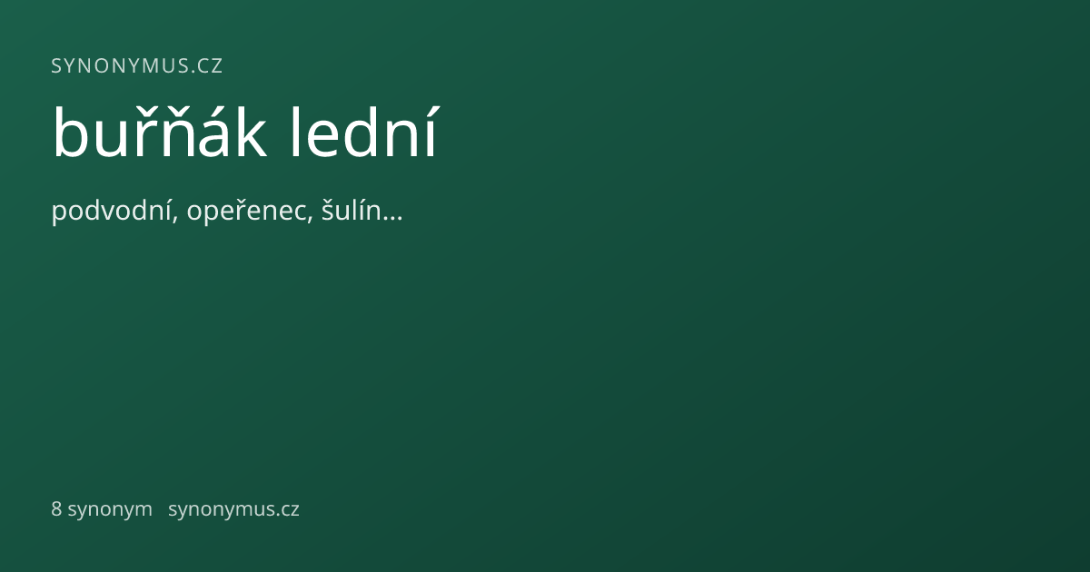Náhled odkazu: buřňák lední