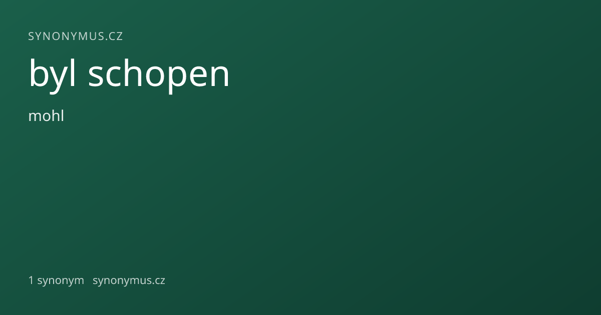 Náhled odkazu: byl schopen
