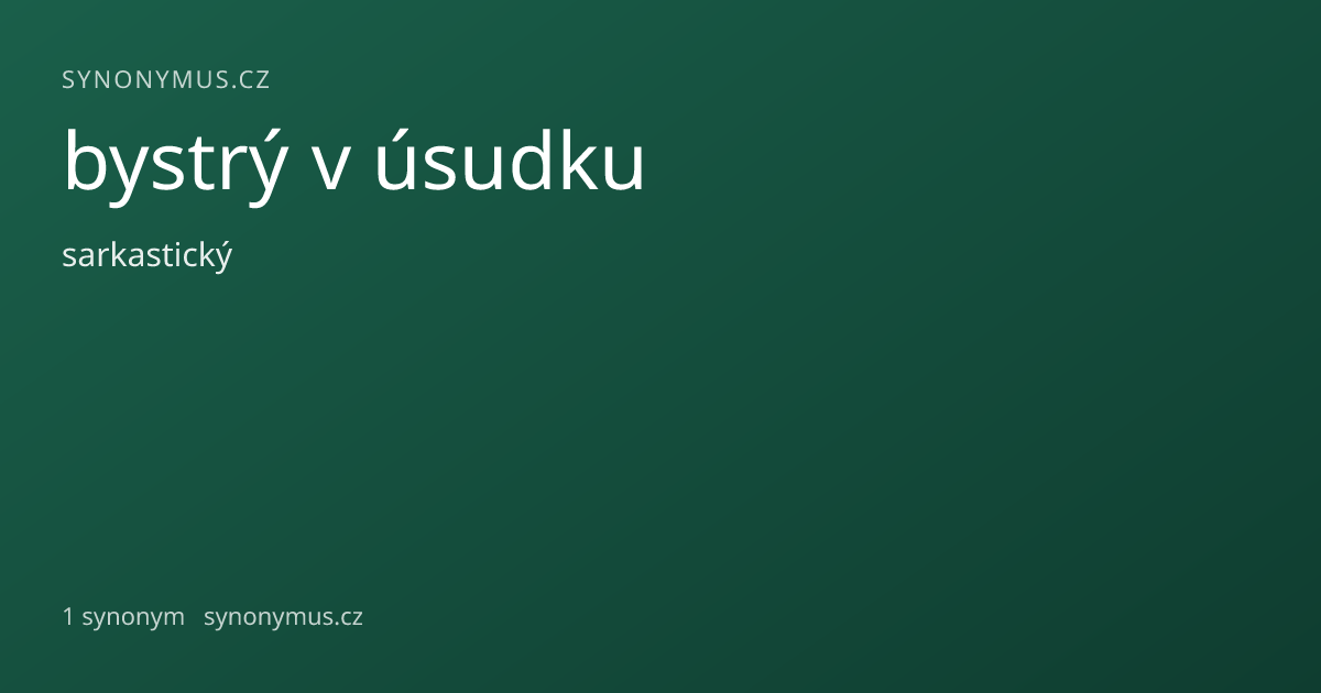 Náhled odkazu: bystrý v úsudku