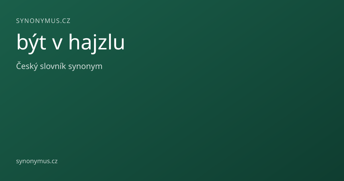 Náhled odkazu: být v hajzlu