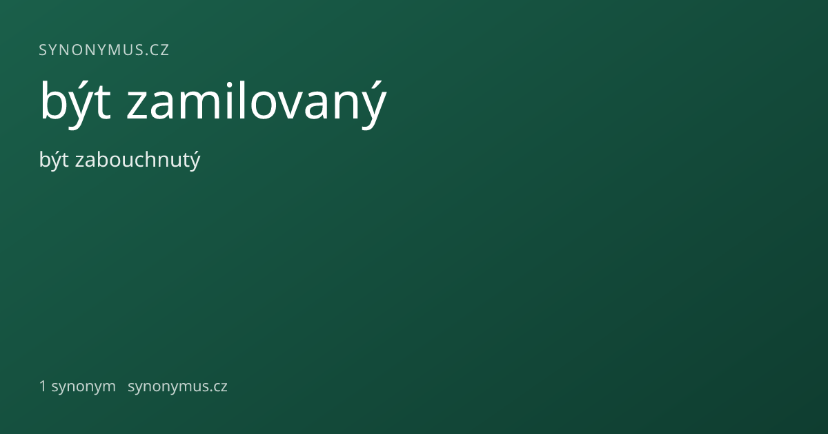 Náhled odkazu: být zamilovaný