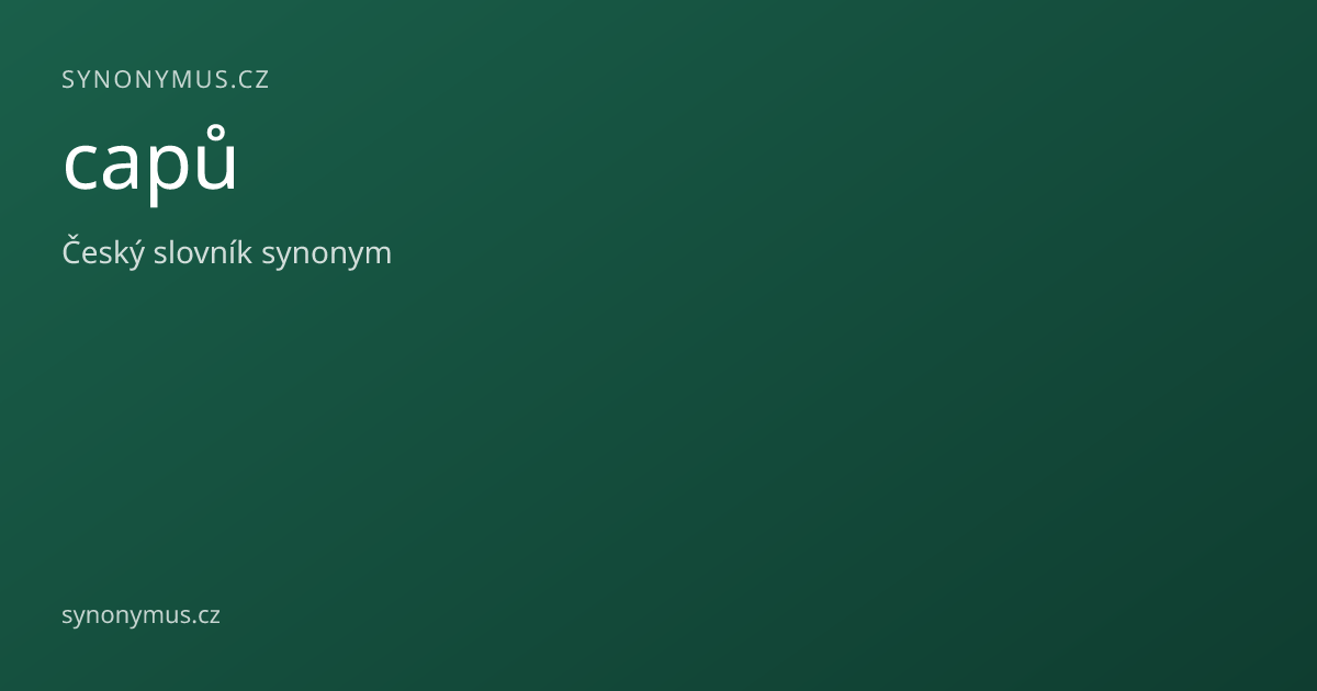 Náhled odkazu: capů