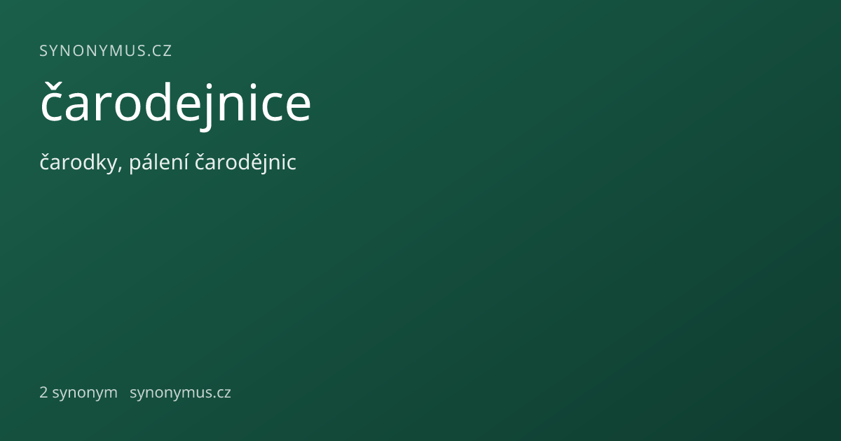 Náhled odkazu: čarodejnice