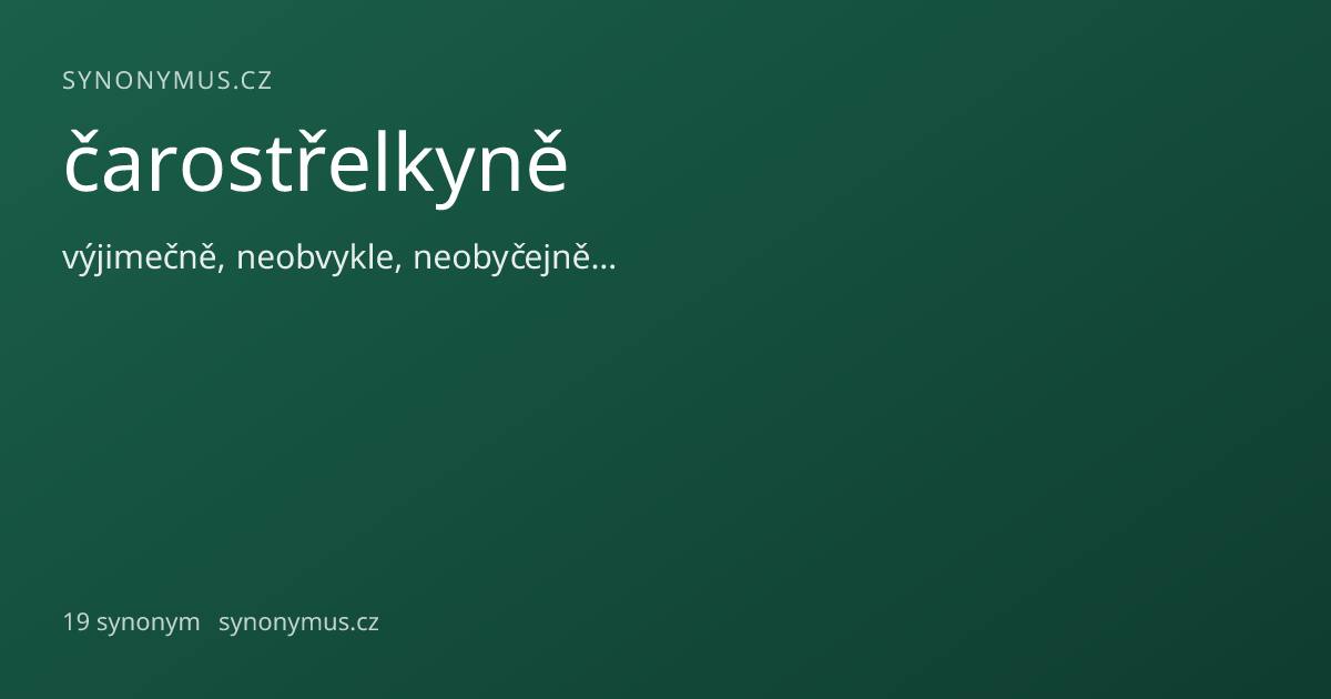 Náhled odkazu: čarostřelkyně