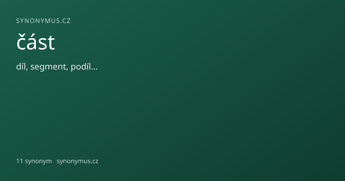 Náhled odkazu: část