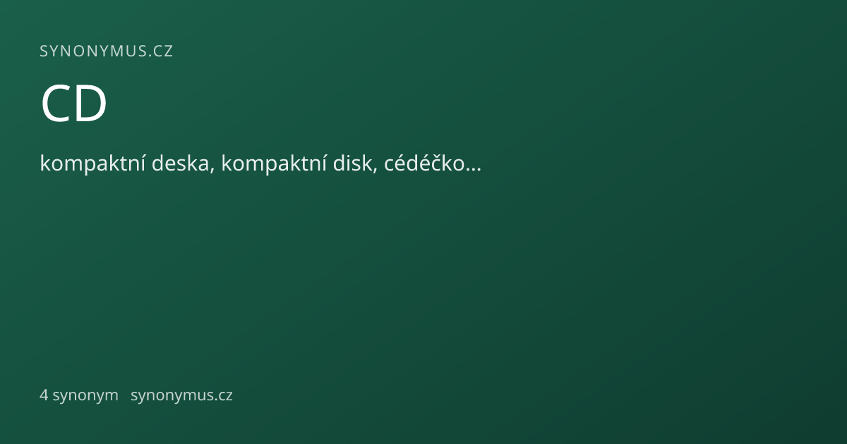 Náhled odkazu: CD