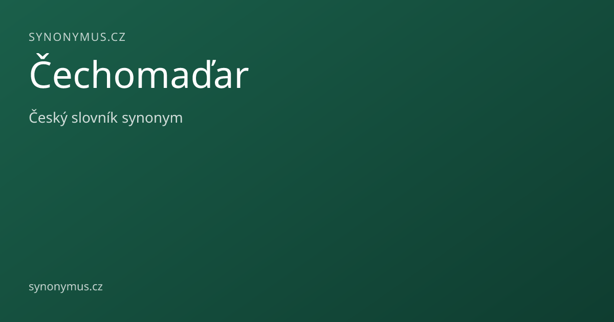 Náhled odkazu: Čechomaďar