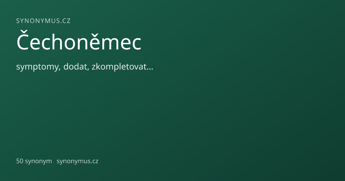 Náhled odkazu: Čechoněmec