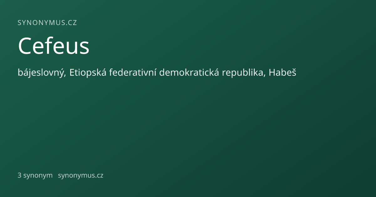 Náhled odkazu: Cefeus