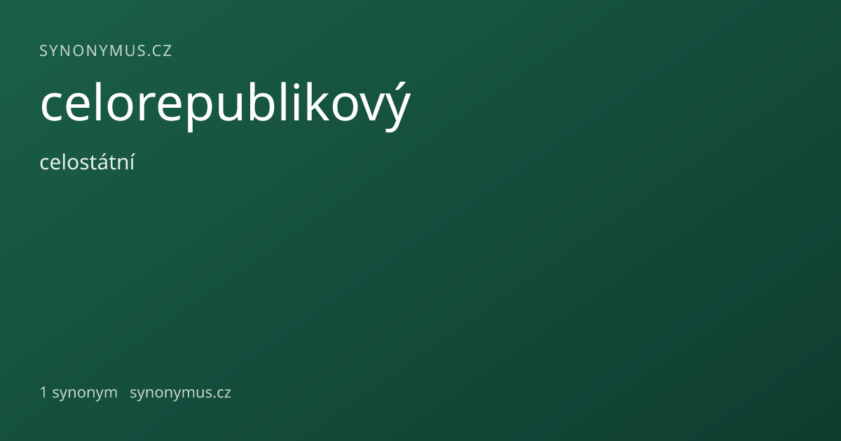 Náhled odkazu: celorepublikový