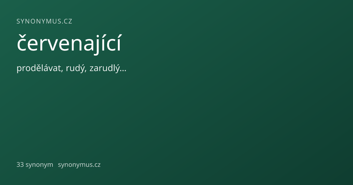 Náhled odkazu: červenající