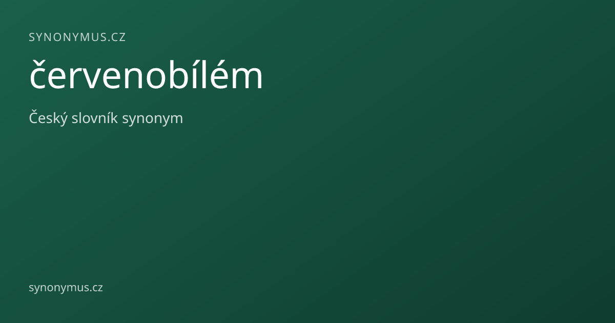Náhled odkazu: červenobílém