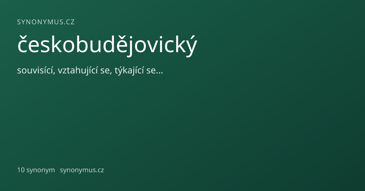 Náhled odkazu: českobudějovický