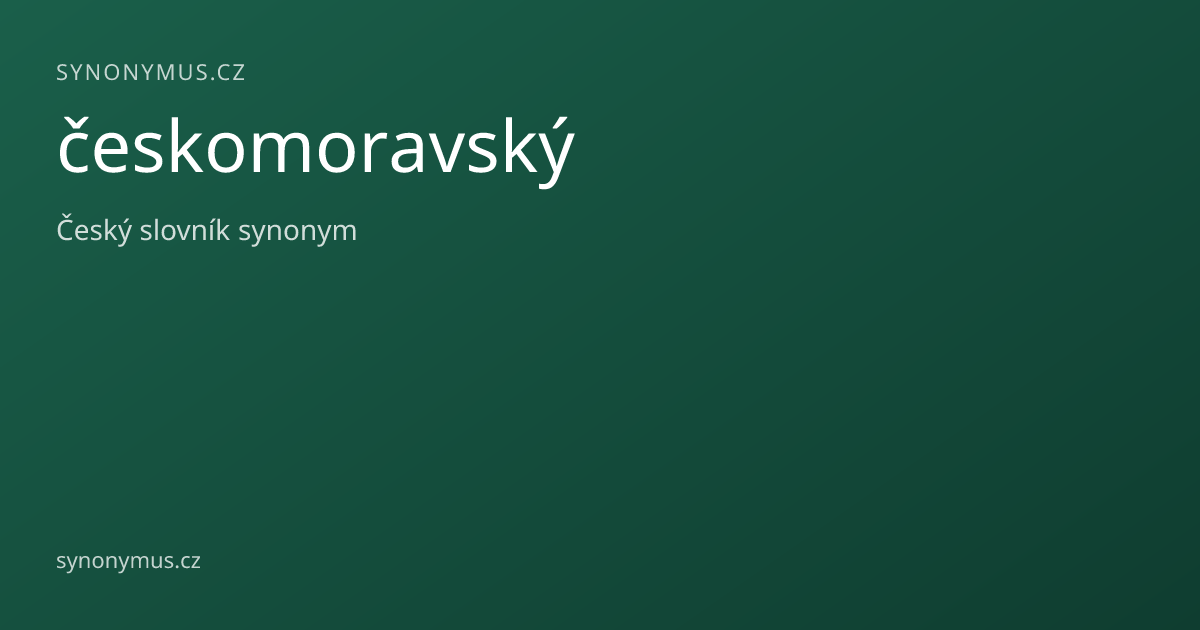 Náhled odkazu: českomoravský